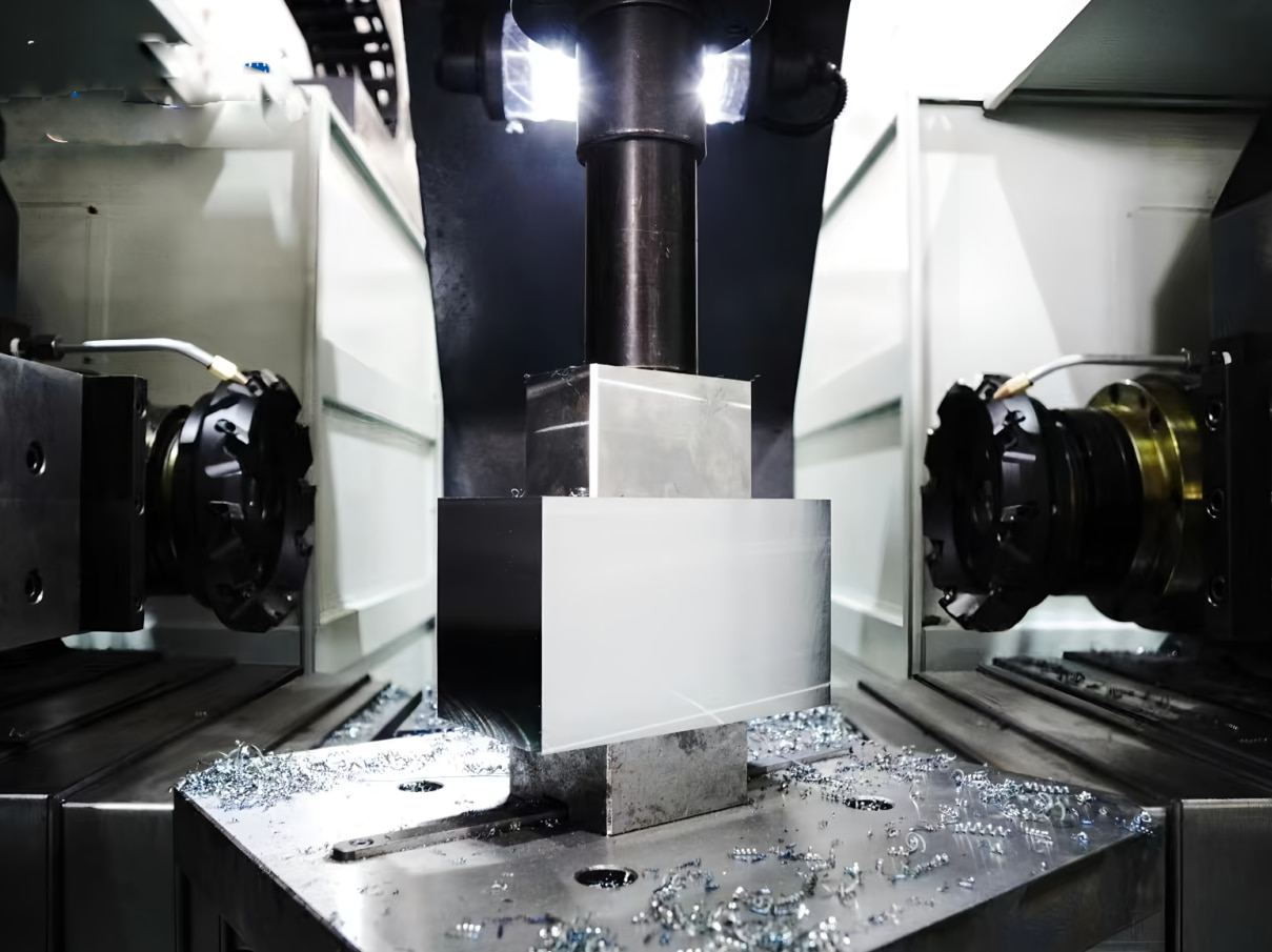Fresatura CNC per impieghi gravosi per la lavorazione del nucleo della pala