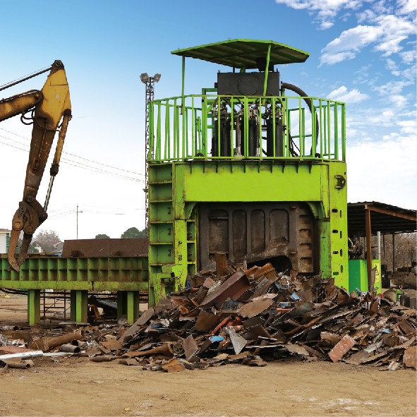 scrap shear machine